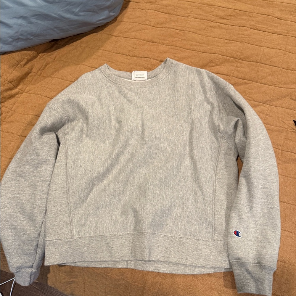 Champion Heather Gray Crewneck
